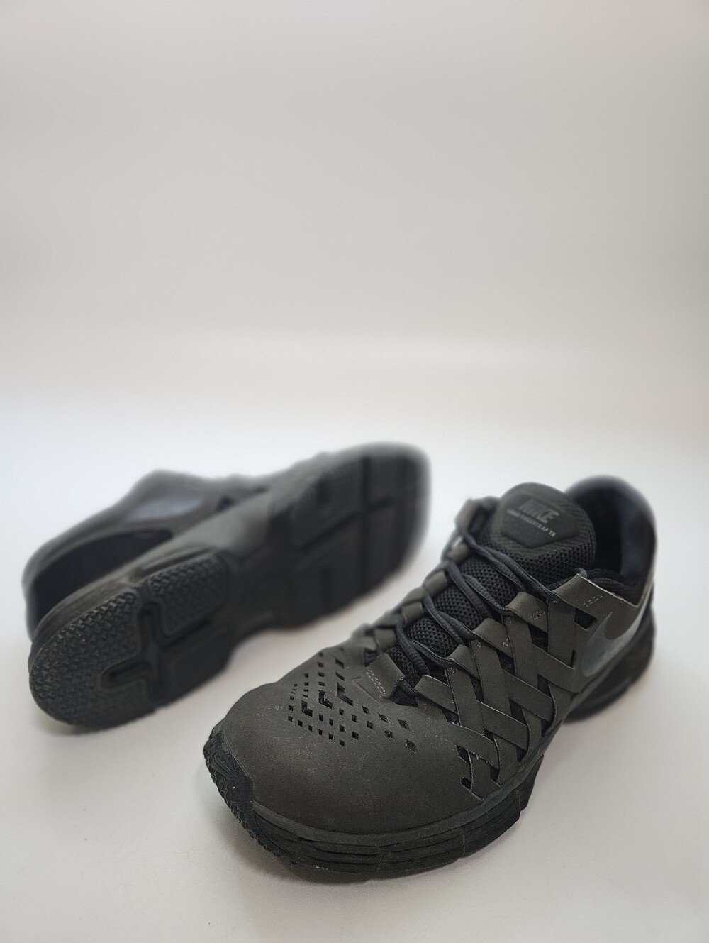 Nike Lunar Fingertrap TR Black Running Shoes Mens Sz 12